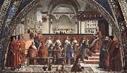 Domenicho Ghirlandaio, Bestatigung der Ordensregel der Franziskaner